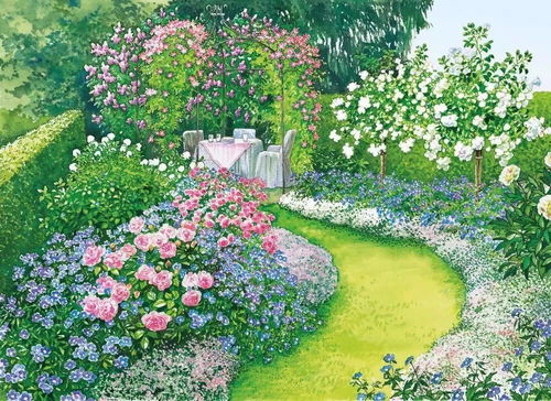 關(guān)于花境設(shè)計(jì)很全的一篇干貨 附50種常見(jiàn)花鏡植物